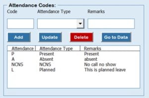 Attendance Management System Lite Pk An Excel Expert