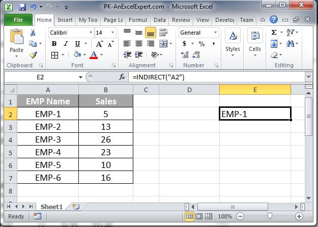 INDIRECT Function in Excel - Overview, Formula, How to Use?