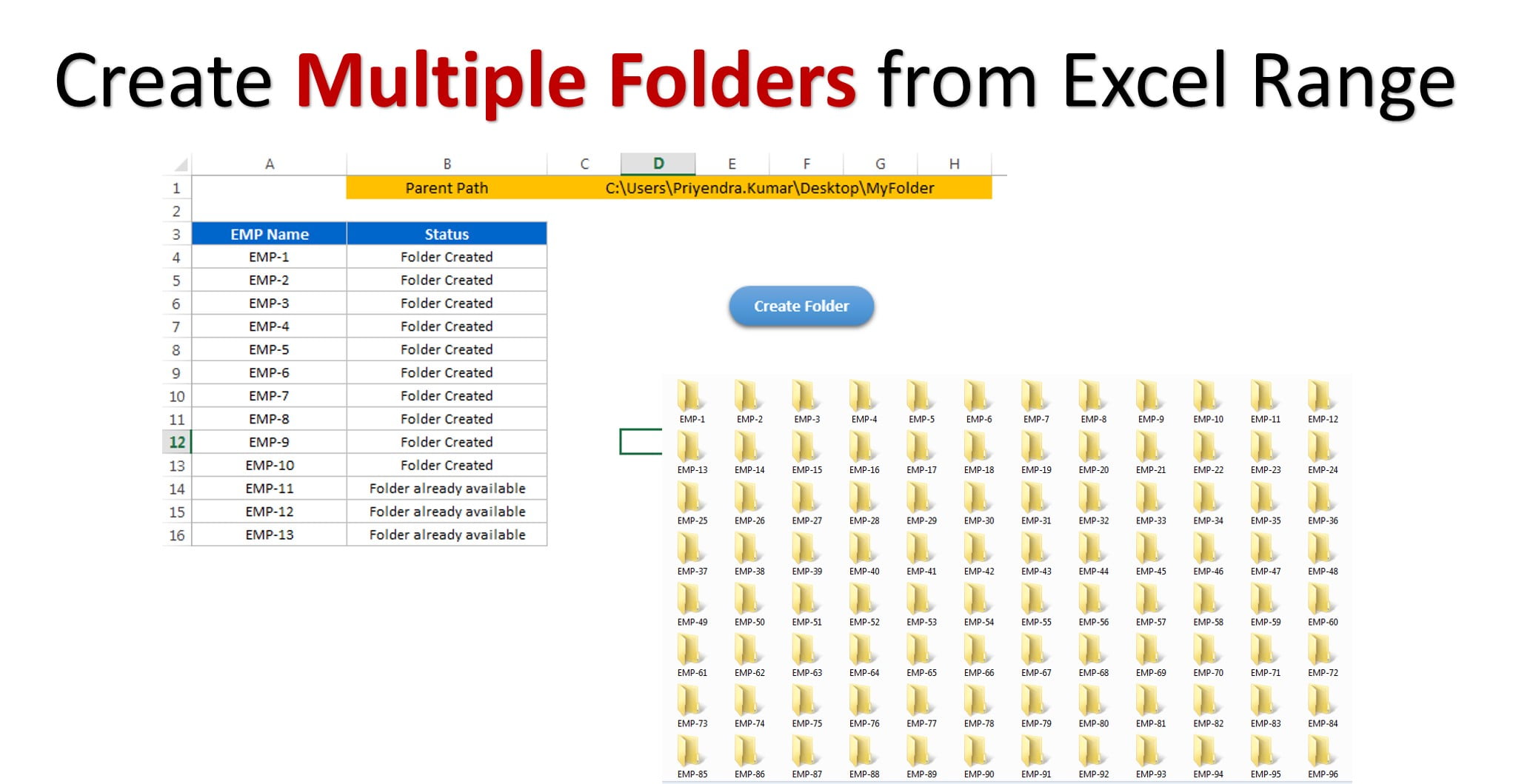 Create Multiple Folders From Excel Range PK An Excel Expert