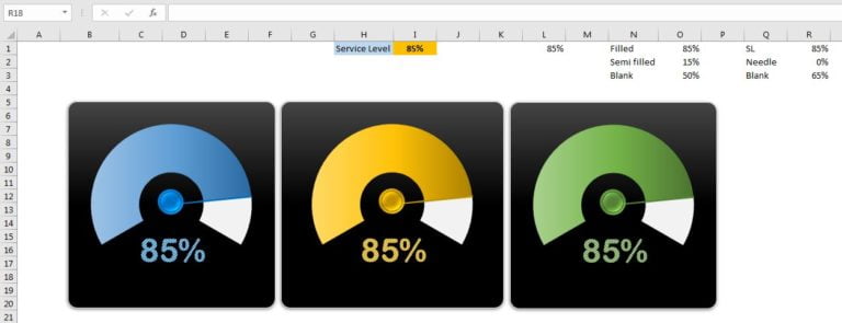 Animated Speedometer Chart in Excel - PK: An Excel Expert