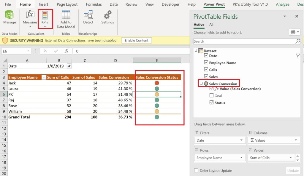 Power pivot excel как обновить