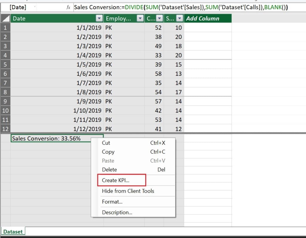 KPI in Power Pivot for dashboard and report - PK: An Excel Expert