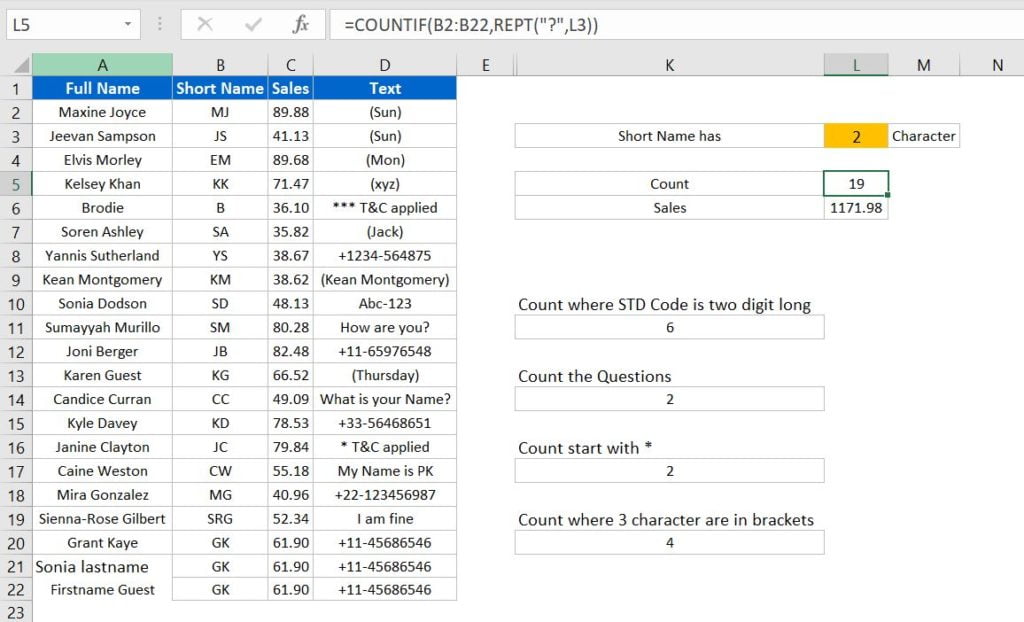 Wildcards excel это что