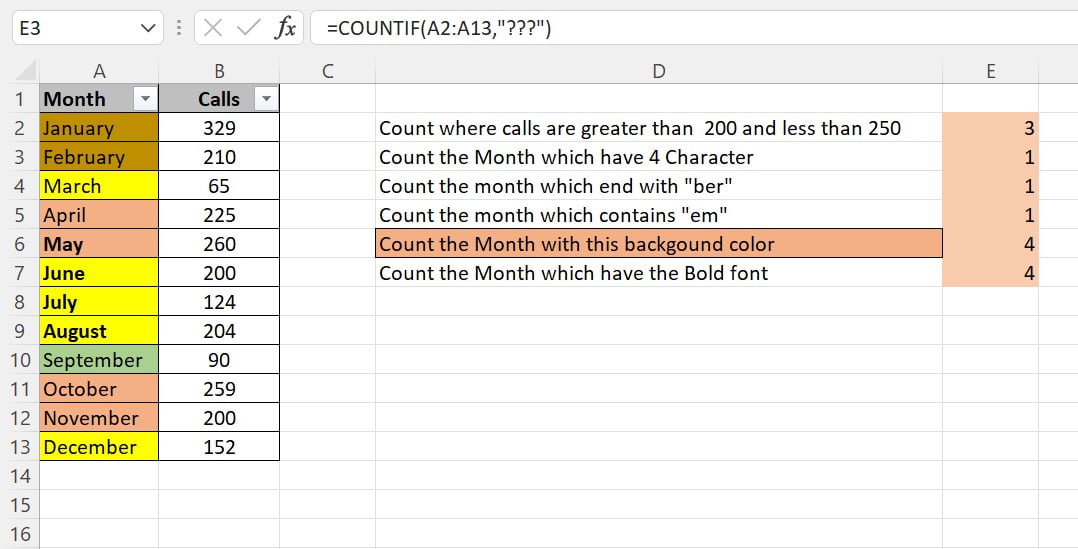 Countif By Cell Background Color PK An Excel Expert