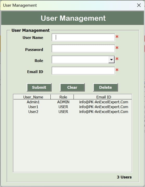 User Management