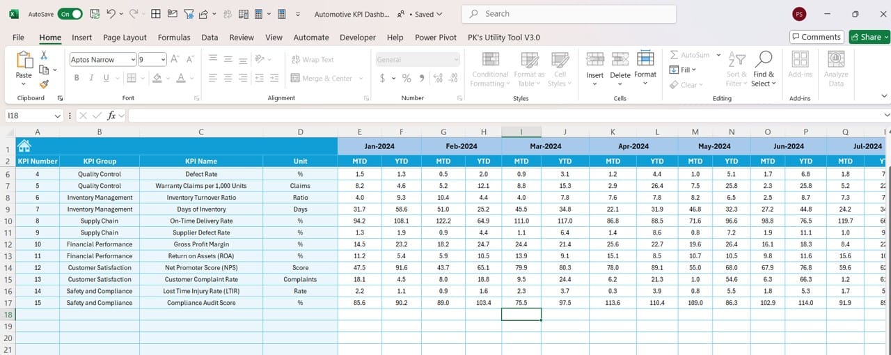 Target Sheet