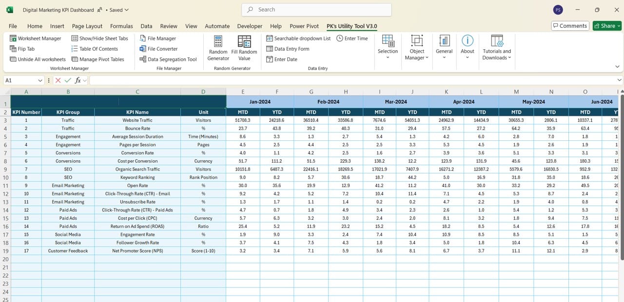 Target Sheet Tab