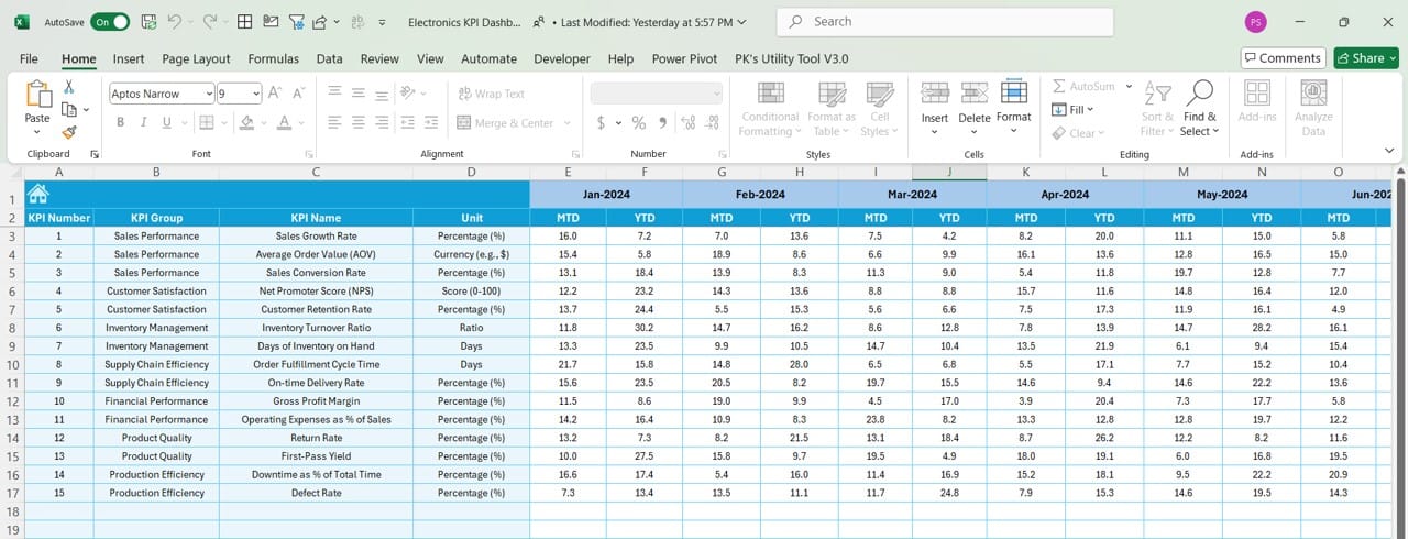 Target Sheet