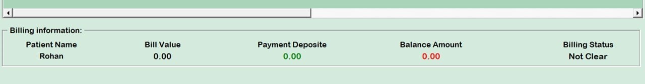 Billing Information Section