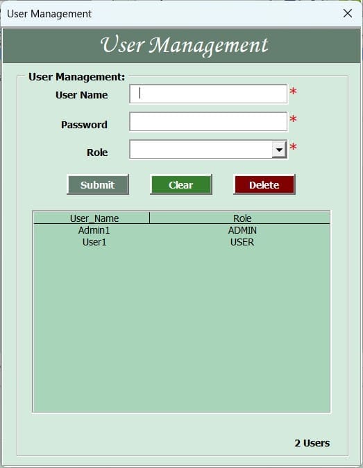 User Management