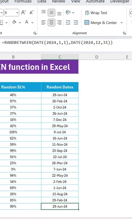 Generate Random Dates