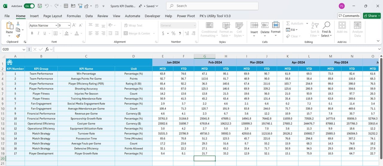 Target Sheet