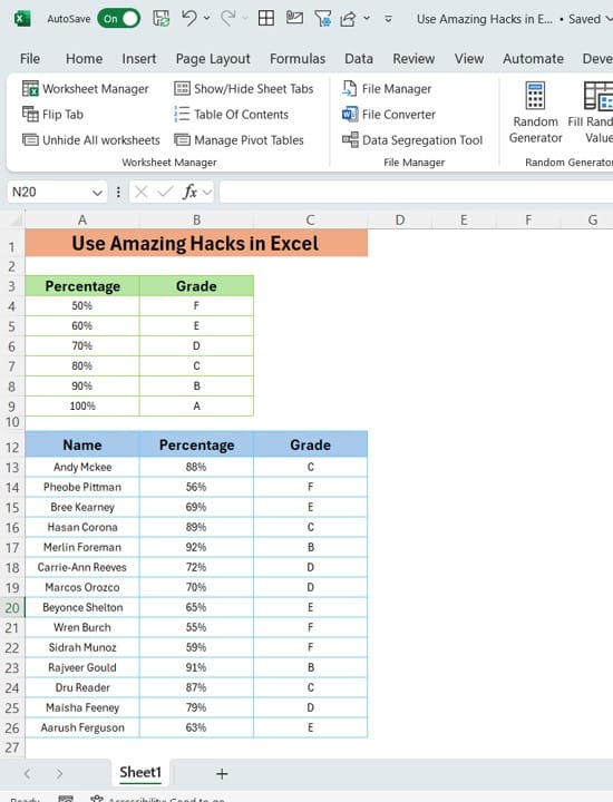 VLOOKUP Function