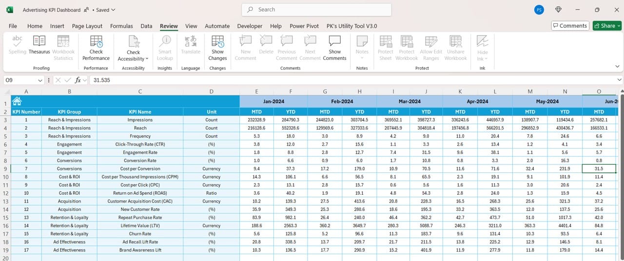 Target Sheet