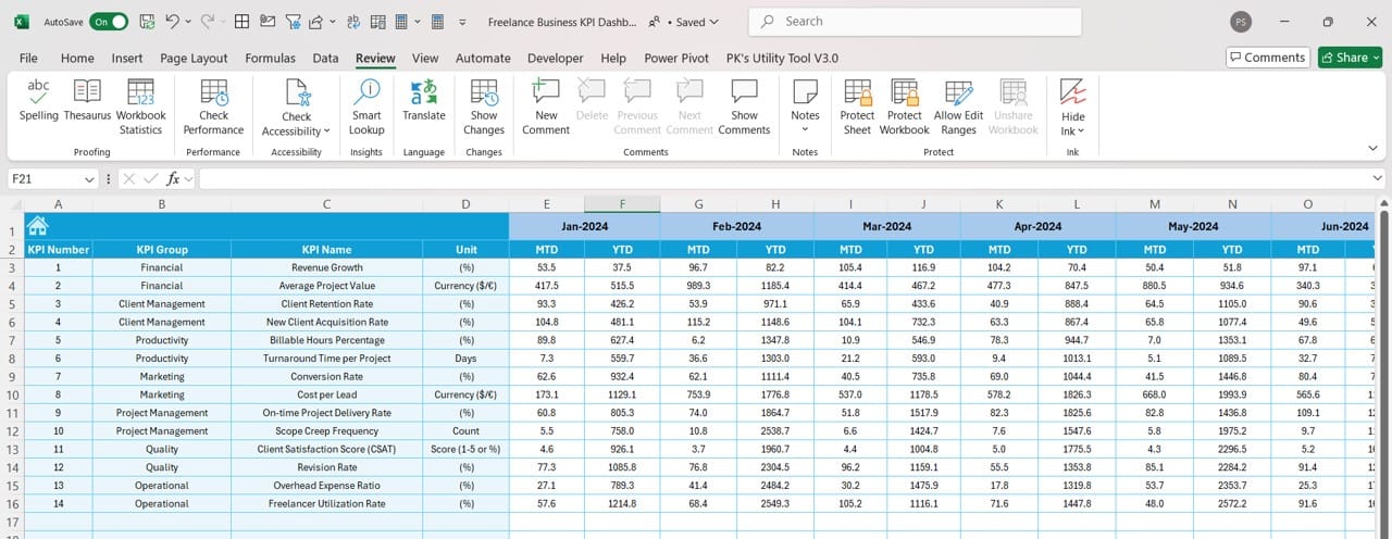 Target Sheet