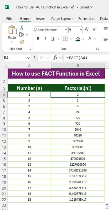 FACT Function