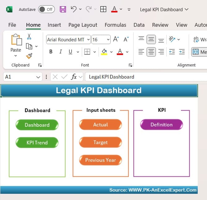 Legal KPI Dashboard