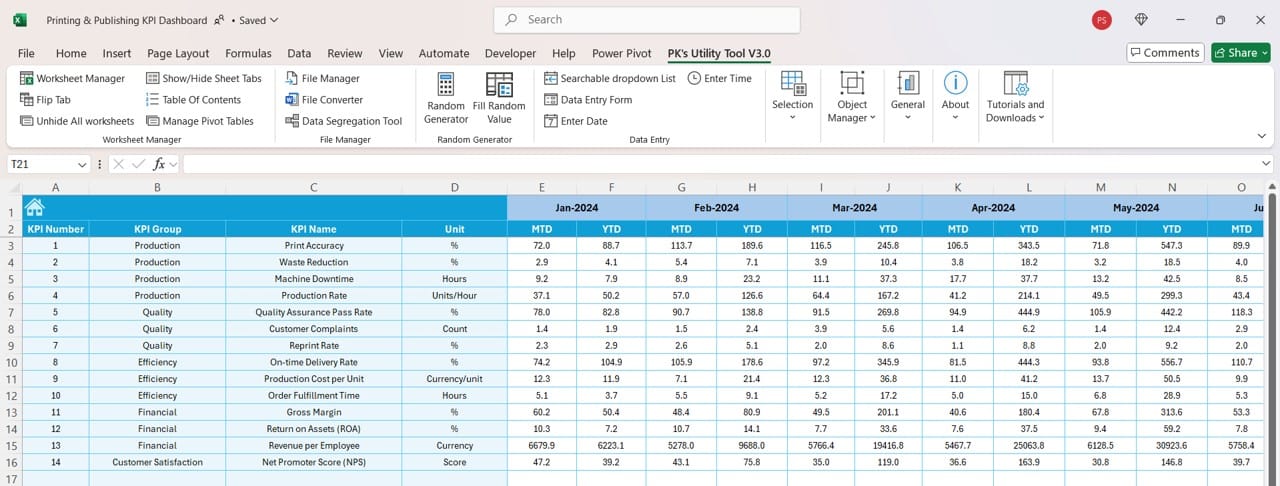 Target Sheet