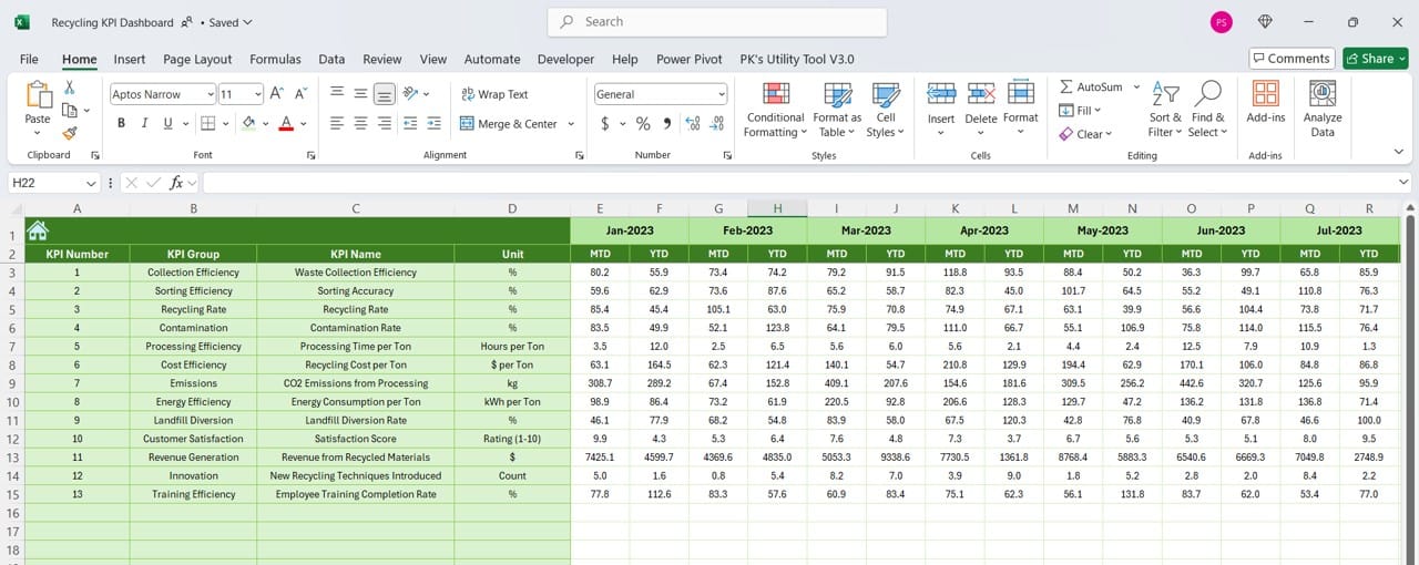 Previous Year Number Sheet