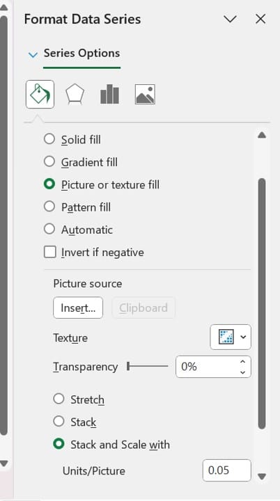 Stack and Scale option