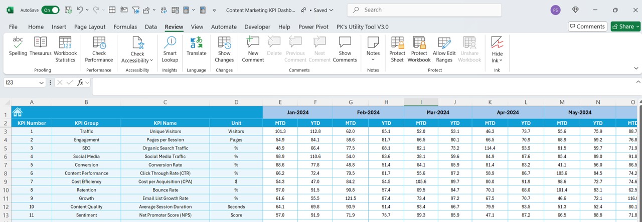 Target Sheet