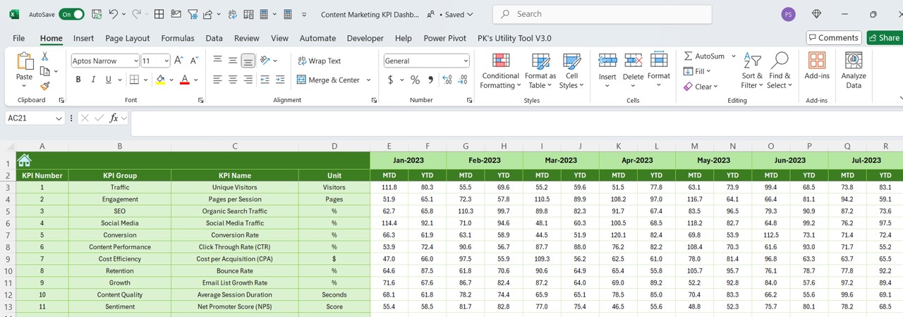 Previous Year Number Sheet