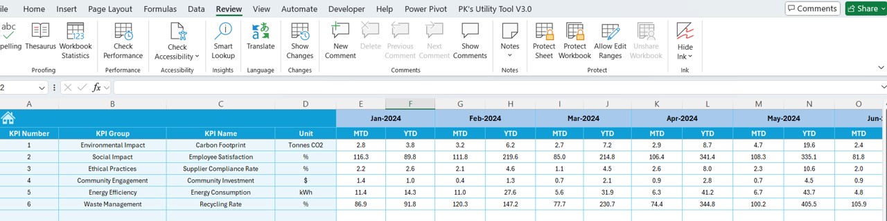 Target Sheet