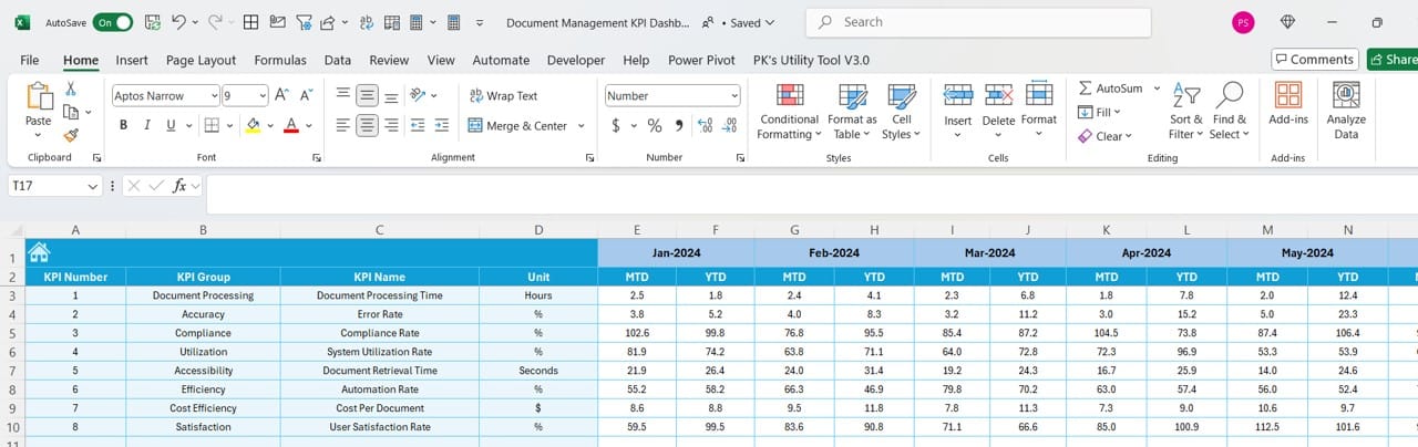 Target Sheet