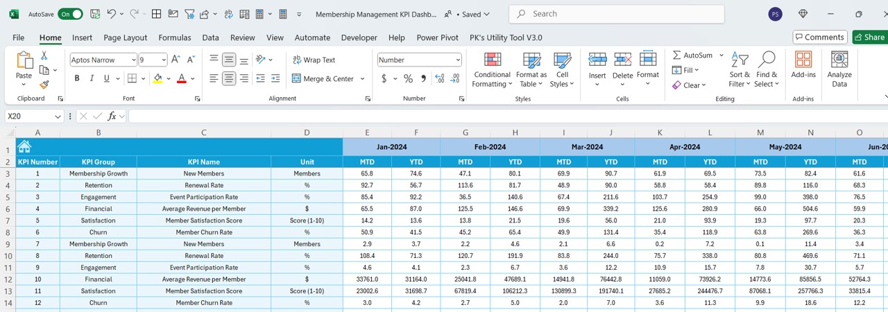 Target Sheet