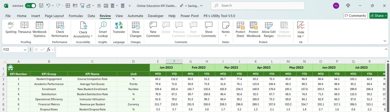 Previous Year Number Sheet