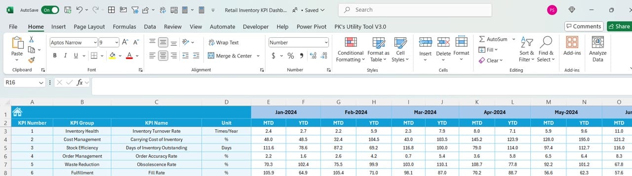 Target Sheet