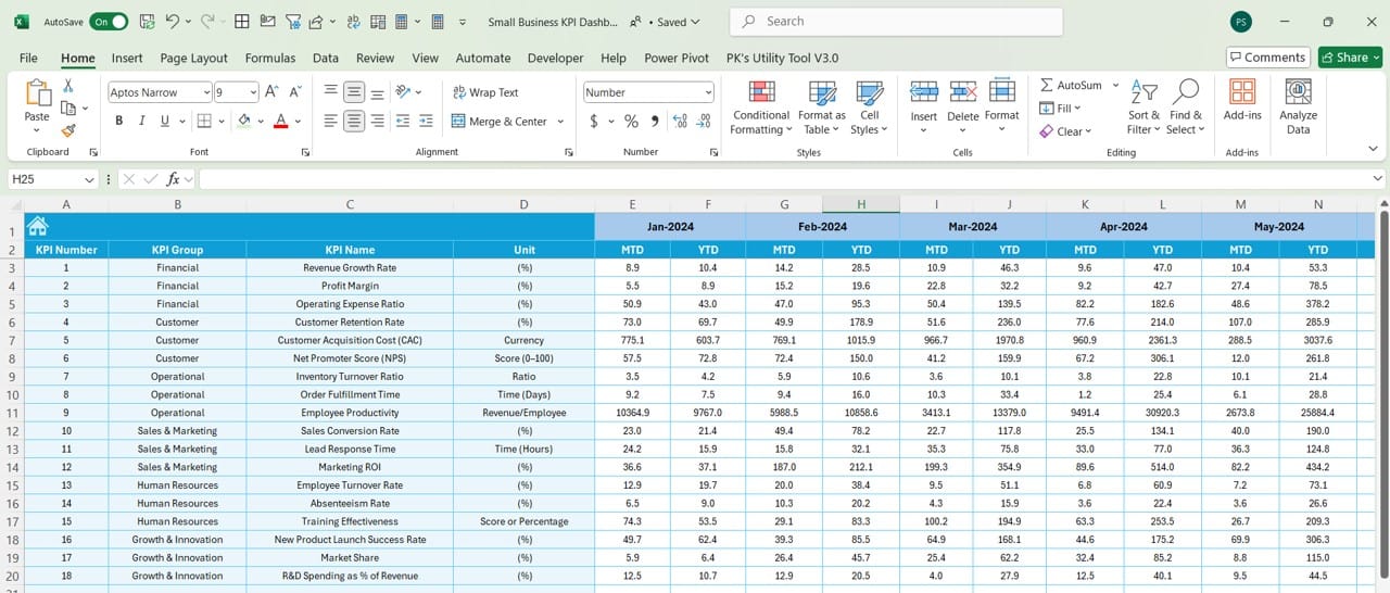 Target Sheet