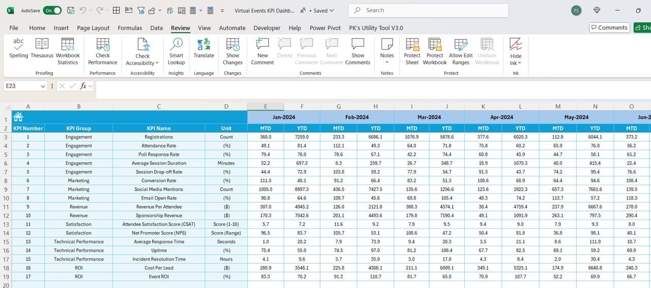 Target Sheet