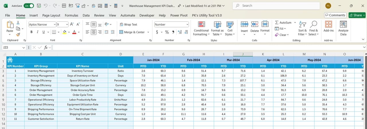 Target Sheet