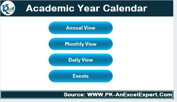 Academic Year Calendar 