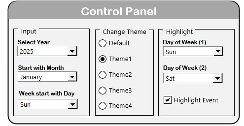 Control Panel