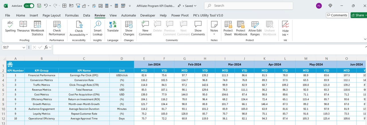 Target Sheet