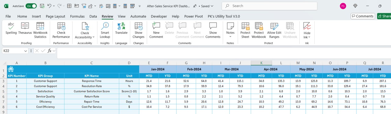 Target Sheet