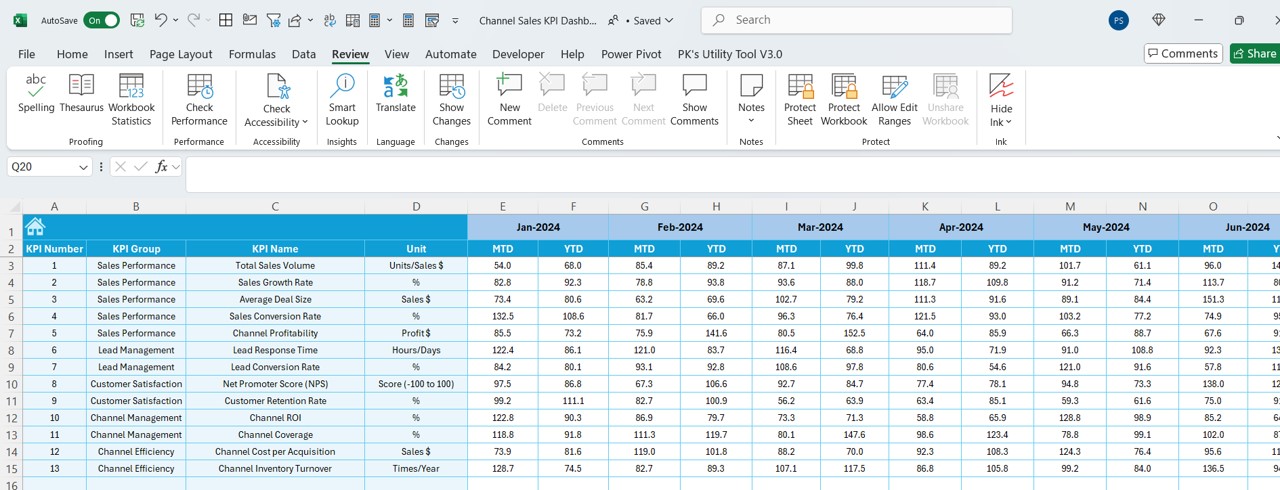 Target Sheet