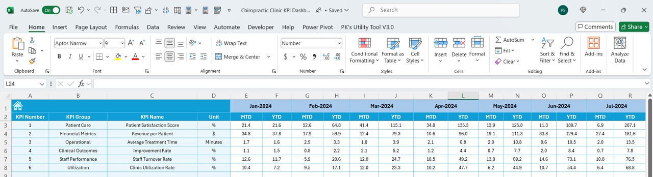 Target Sheet