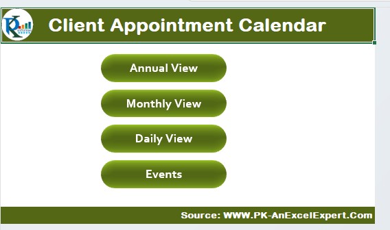 Client Appointment Calendar