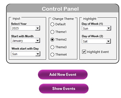 Control Panel