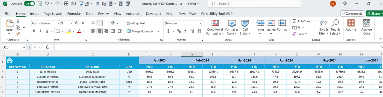 Target Sheet