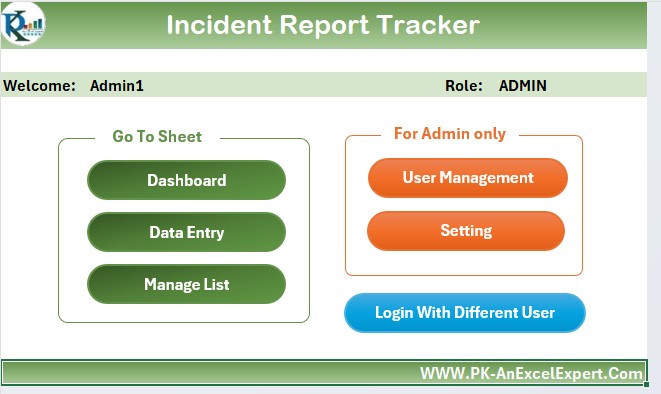 Comprehensive Main Dashboard