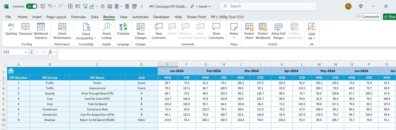 Target Sheet