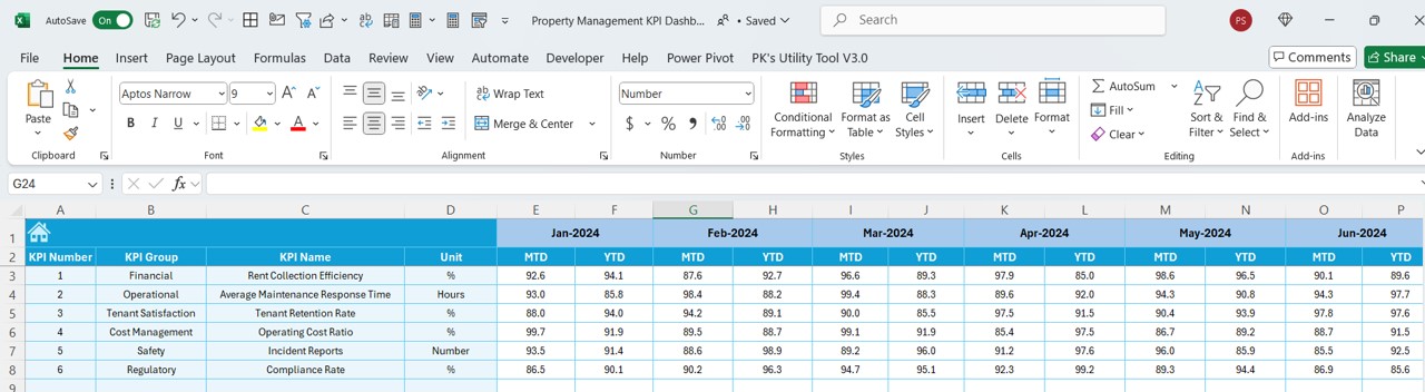 Target Sheet