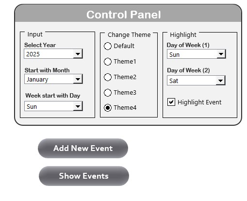 Control Panel