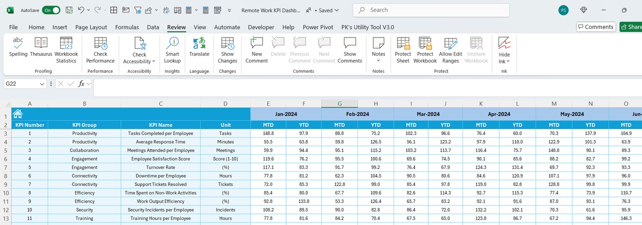 Target Sheet