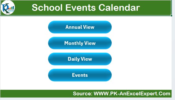 School Events Calendar