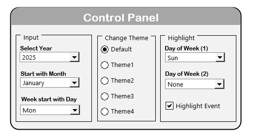 Control Panel